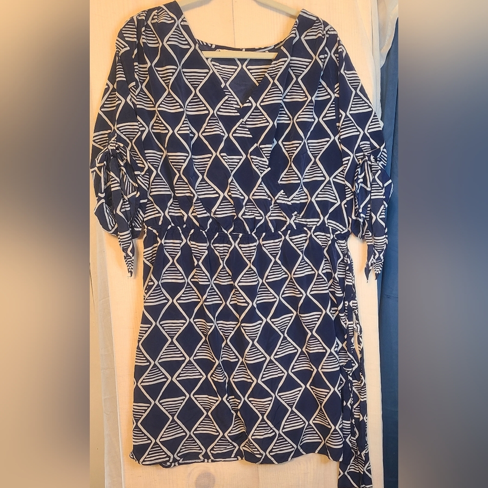 Old Nqvy Geo Print Dress XL